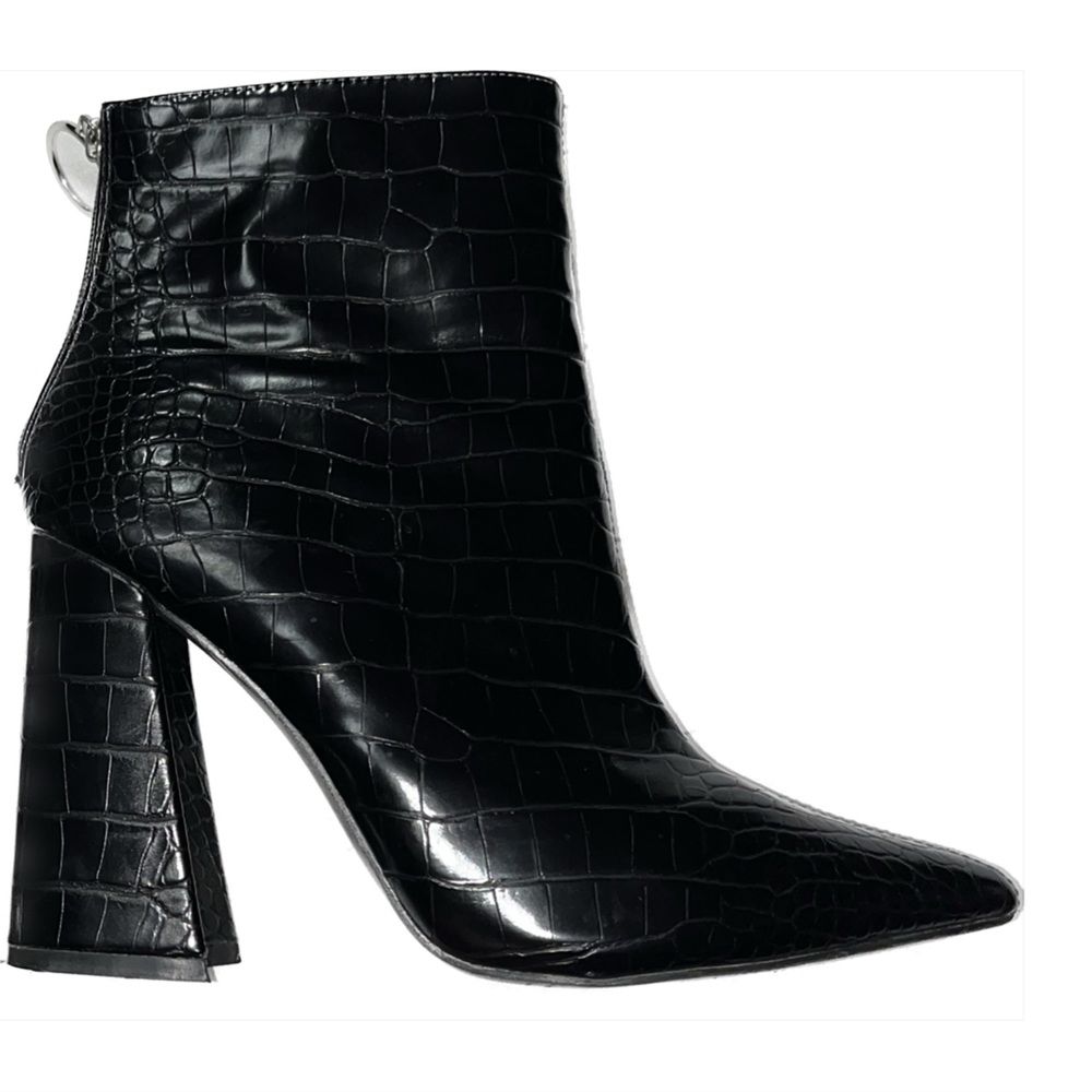 Fashion nova crocodile print boots